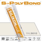 S-Polybond SILIKONprofi Alkoxy-silicoon RAL9010 (zuiver wit)