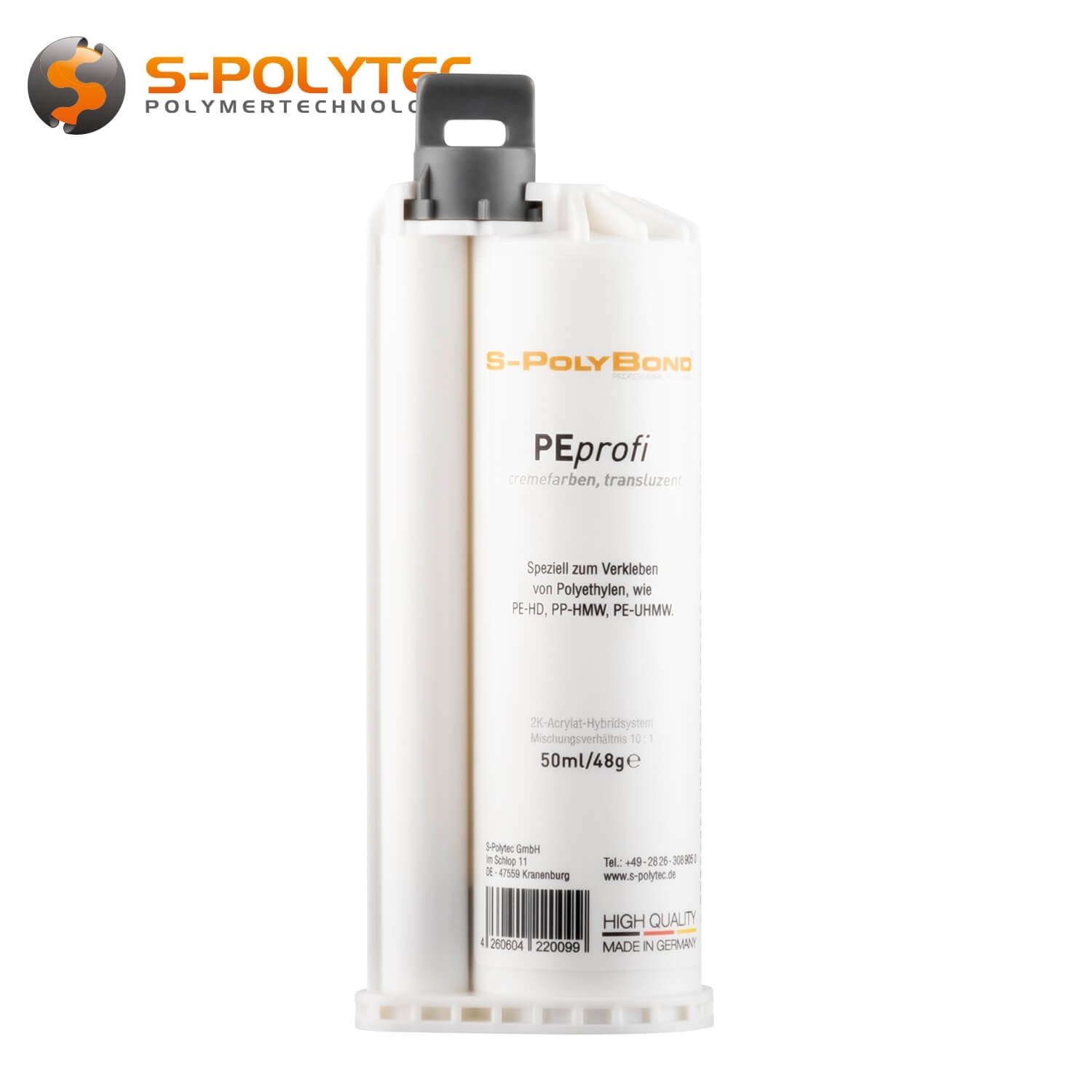 balans Gehakt Lenen S-Polybond PEprofi - Speciale lijm voor polyethyleen