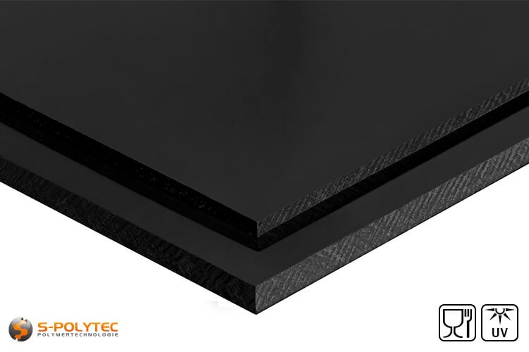 Tot Zielig cruise PE-HD platen zwart voordelig op maat kopen | S-Polytec
