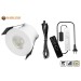 Vorschaubild S-Polylight LED-buiteninbouwspots Ø36mm in een complete set met 4, 6, 8, 10 of 12 wit gelakte spots